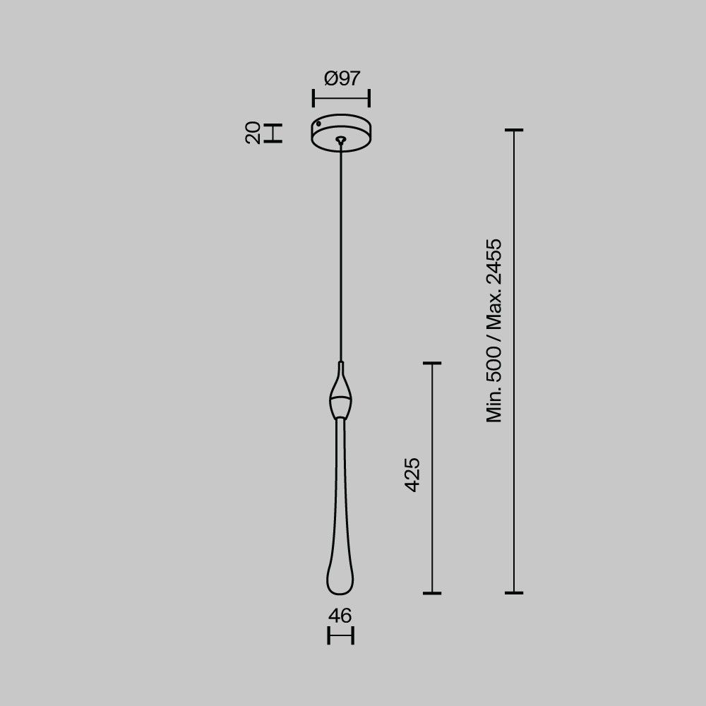 Подвесной светильник MODESTYLE MS.88920.1 GD