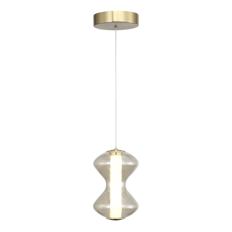 Подвесной светильник *14*-200 см, 1*LED, 6W, 3000K, ST-Luce Spine SL6136.203.01, золотой