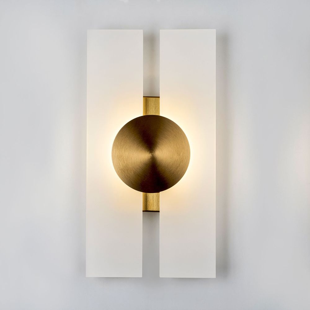 Настенный светильник 20*38 см, LED 3W 4000K MODESTYLE MS.1512.380 BS латунь