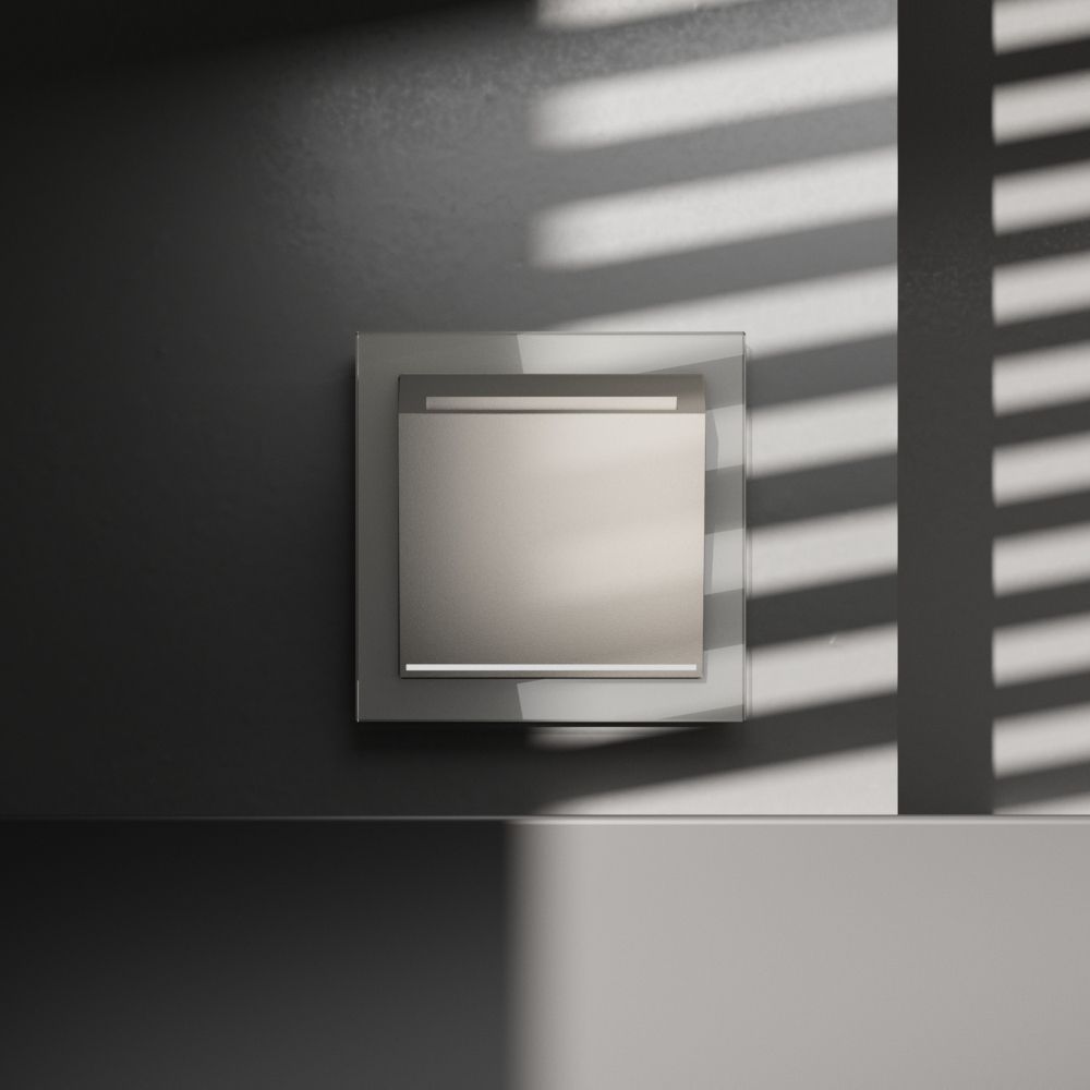 Выключатель встраиваемый S70 карточный 16А, шелк Voltum VLS010704