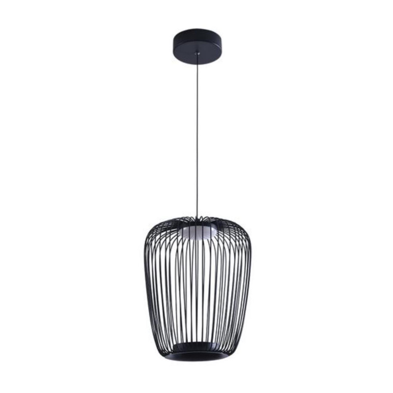 Подвесной светильник 26 см, 12W, 3000K, Arte Lamp FLARE A3528SP-12BK, черный
