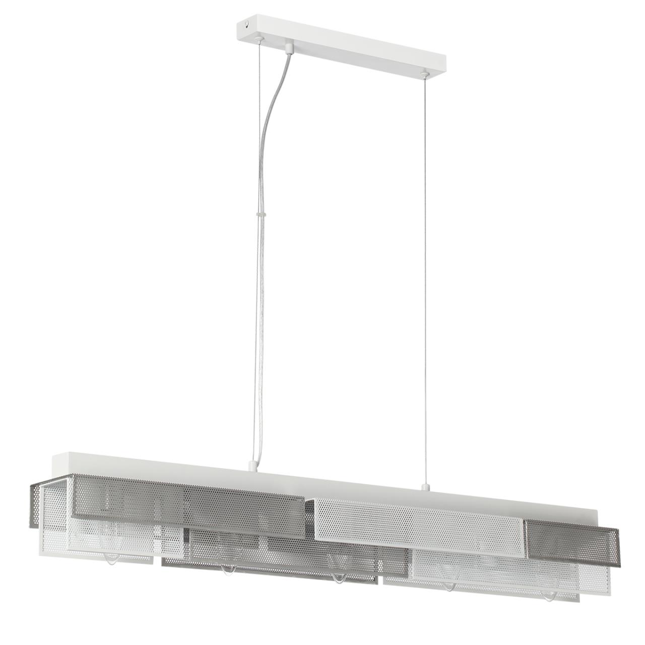 Светильник подвесной 11*86*167 см, 5*E14 Lumion DANA 8006/5A белый, никель