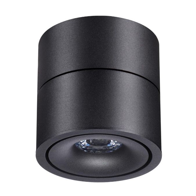 Светильник 10 см, 15W, 4000K, NovoTech OVER GRODA 358773, черный