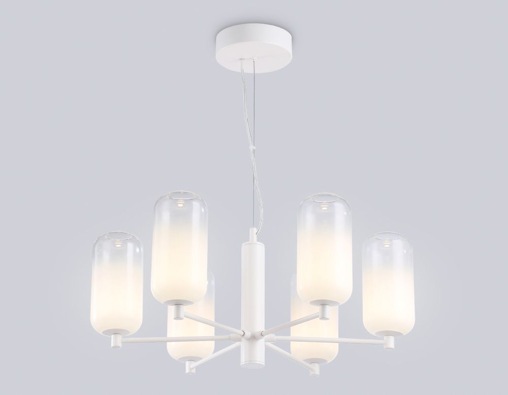 Подвесной светодиодный светильник **28- см, **W, 3000K, Ambrella Light High Light LH11107, белый