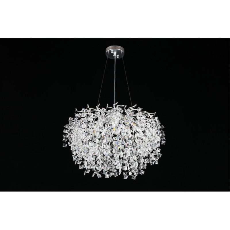Подвесная люстра 60*70-160 см, 10*G9, 5W, Aployt Danusia APL.846.03.10, хром