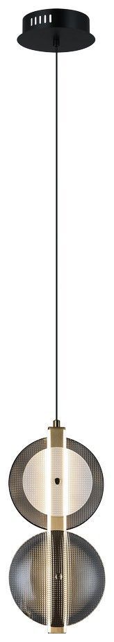 Подвесной светильник 15 см, 11W, 3000K, Velante 220-026-02, черный