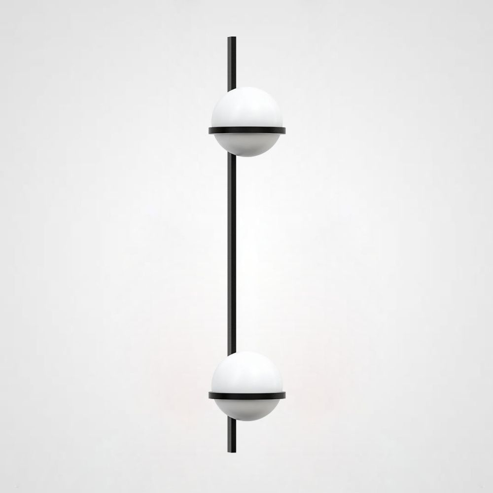 Бра PALMA Wall lamp 2 шара вертикальная 22*25*114 см, 2*LED*9W, 3000, 4000, 6000K, ImperiumLoft 22.93726, Серый