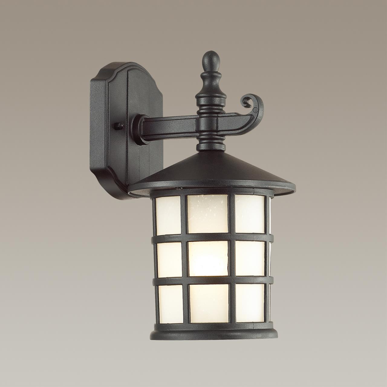 Уличный настенный светильник Odeon Light House 4042/1W черный