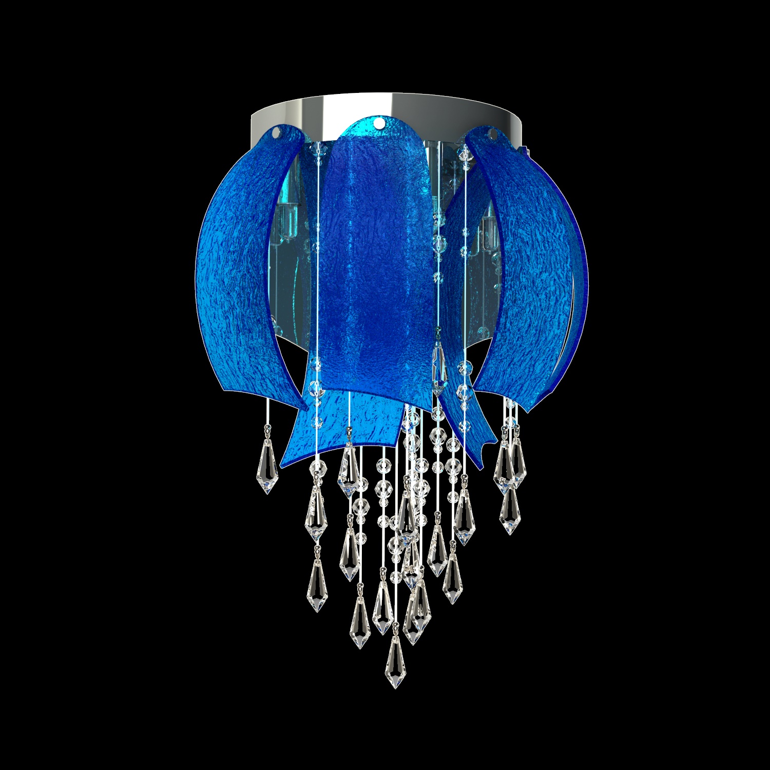 Бра Art Glass ICEFALL 01 – WL, голубой или цвет на выбор