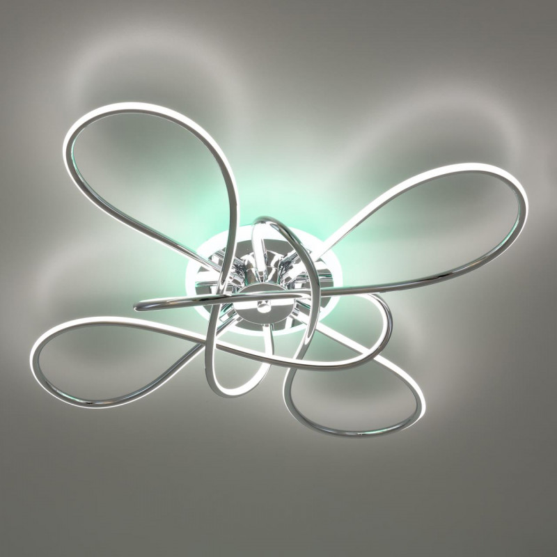 Люстра 65*12 см, LED*90 W, 3000-5500 К, Хром Citilux Джемини CL229B141E