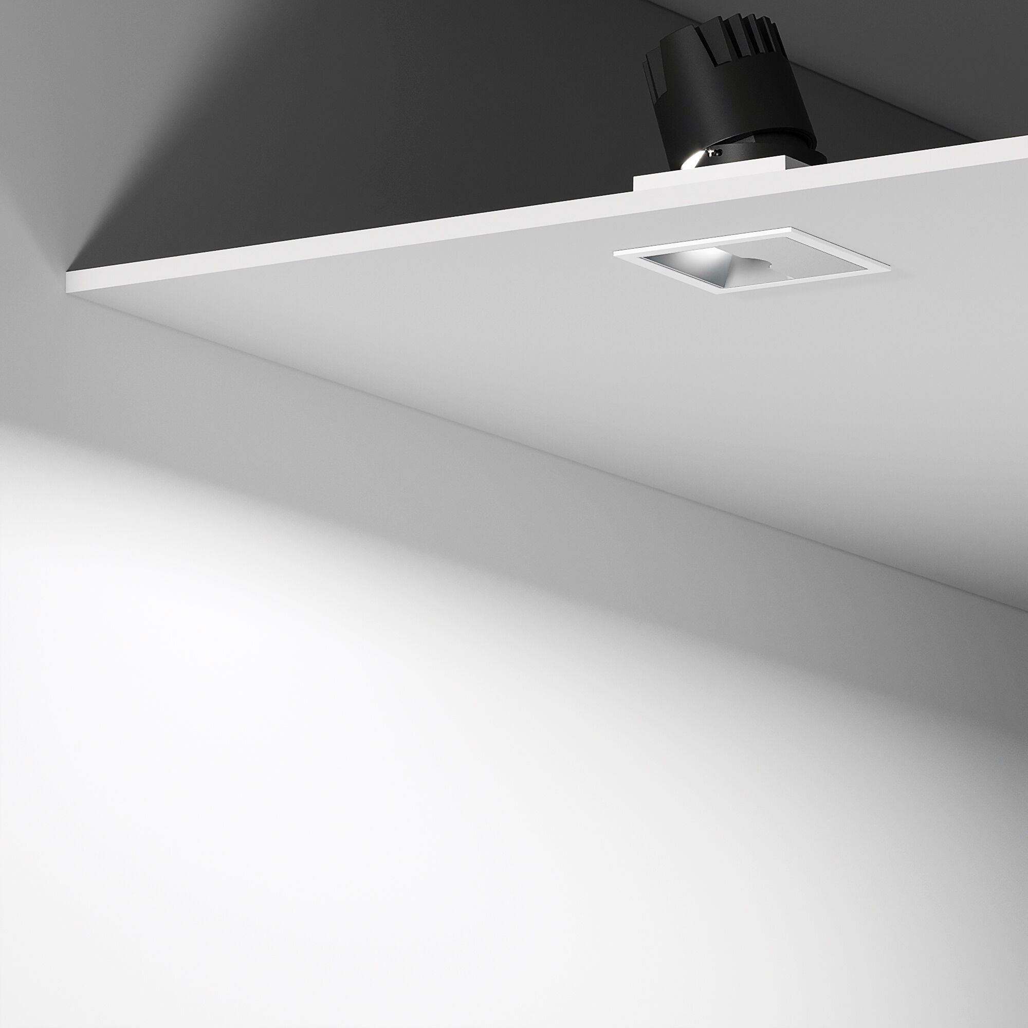 Потолочный акцентный светильник 8*8*10 см, 10W 4000K Elektrostandard Inline 25091/LED хром;белый