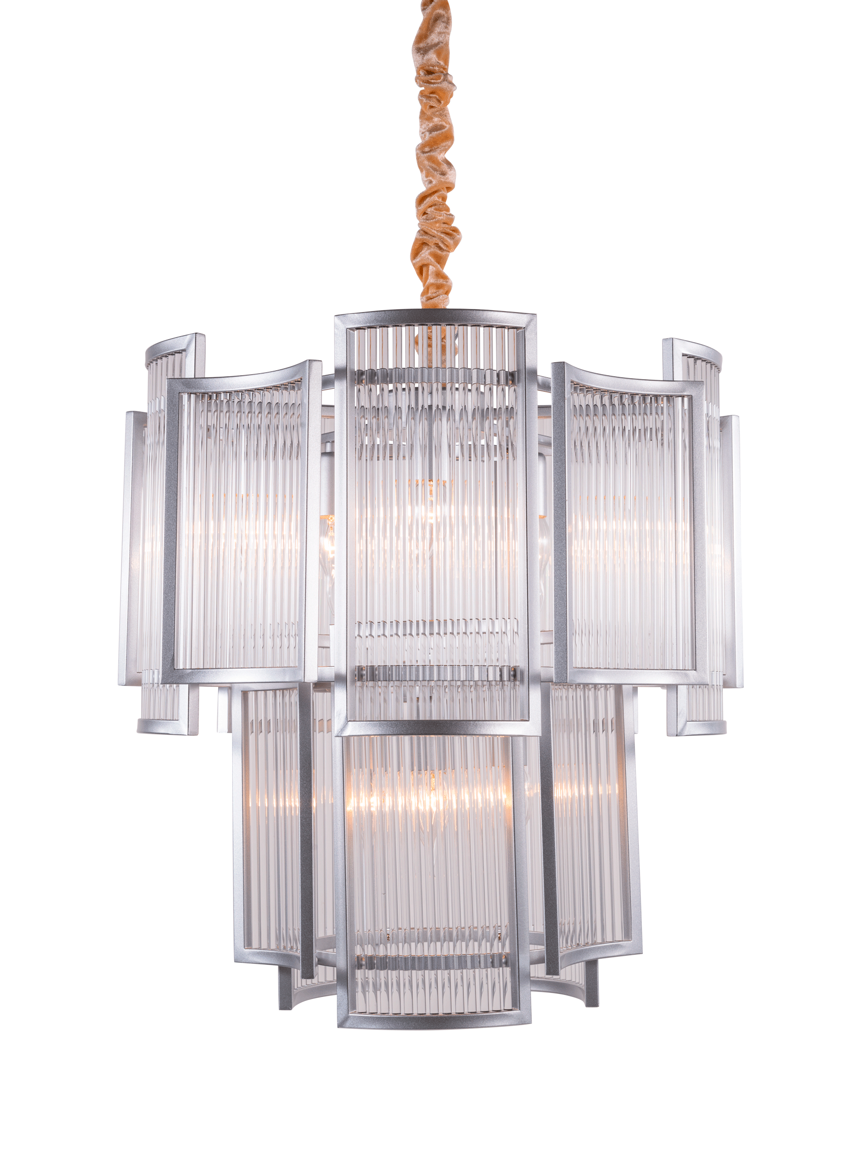 Люстра 560*630, 9*E14, 40W NewRgy Cristallo 2420W/9 SIL+CL, SIL+CL