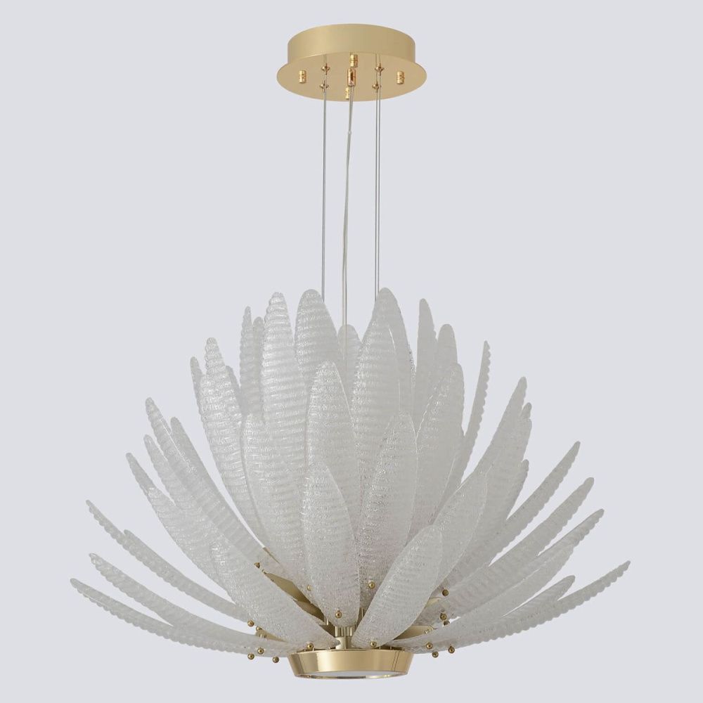 Подвесная люстра 74 см, E14+LED, Crystal Lux ARTICHOKE SP8+1 GOLD, золото
