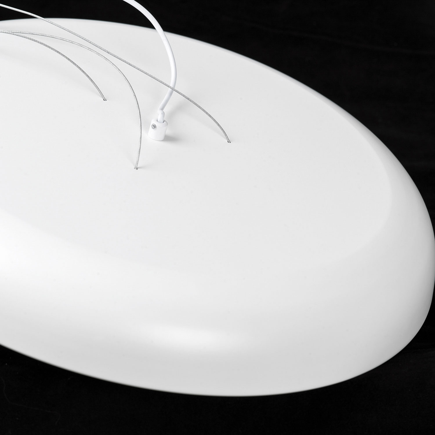 Подвесной светильник 44*25-160 см, 1*LED, 36W, 3000K, Lussole Crook LSP-7361, белый