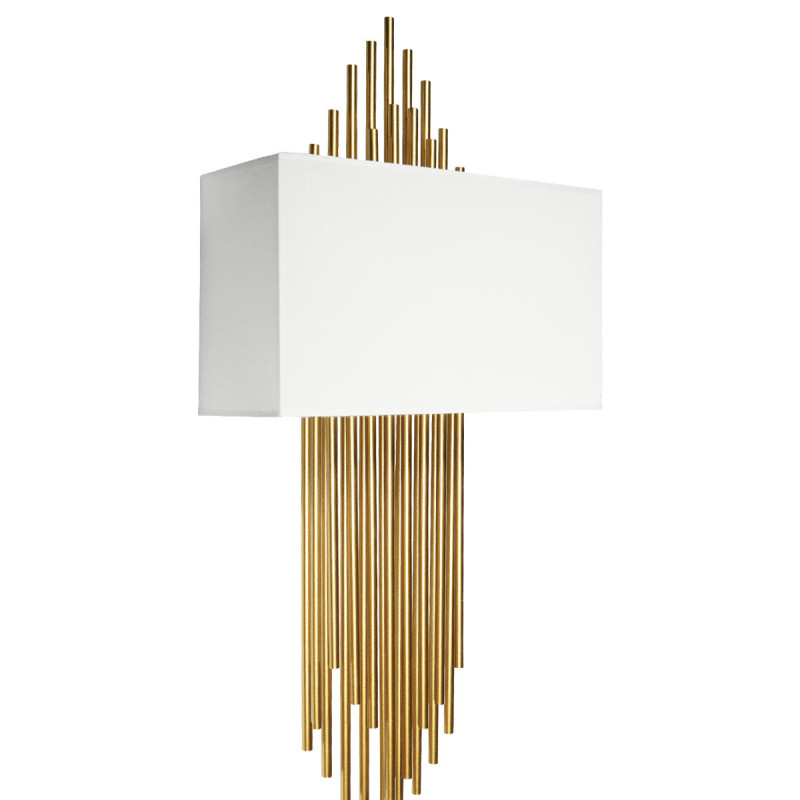 Бра *40 см, 2*E27*40W, Loft It 10107 White Elegio, Золото
