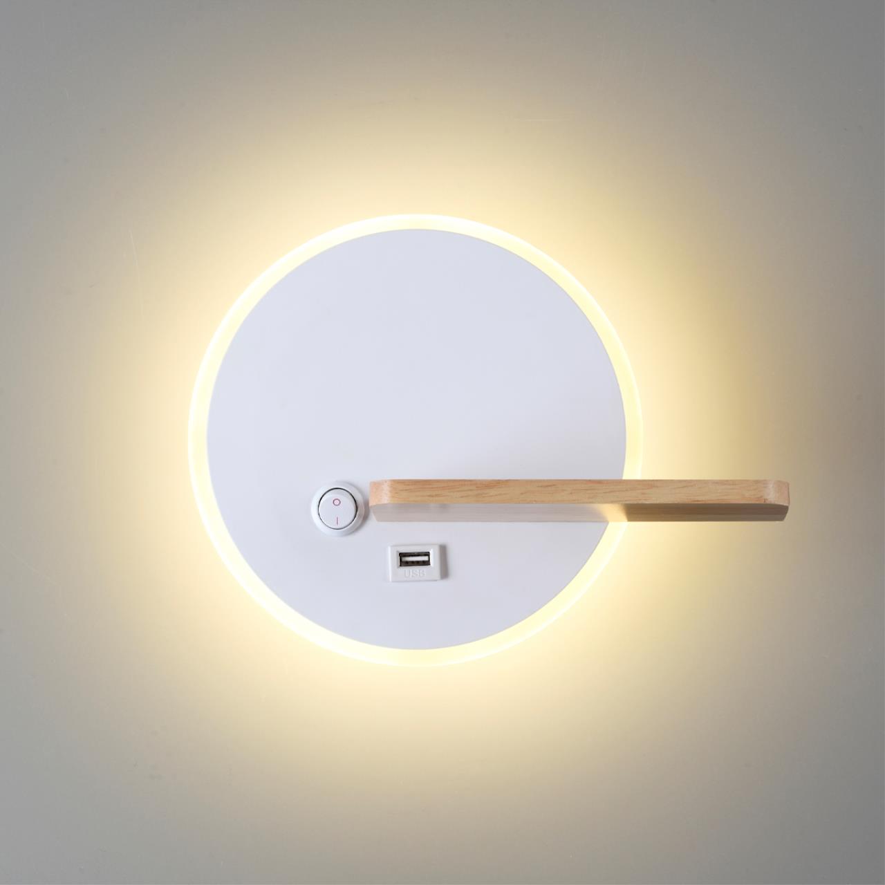 Бра LED 9W, 3000K Lumion Winnie 5634/9WL, белый