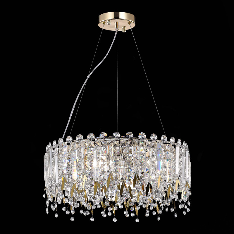 Люстра подвесная 49 см, 240W, ST LUCE DESIO SL1655.203.06 Золотистый