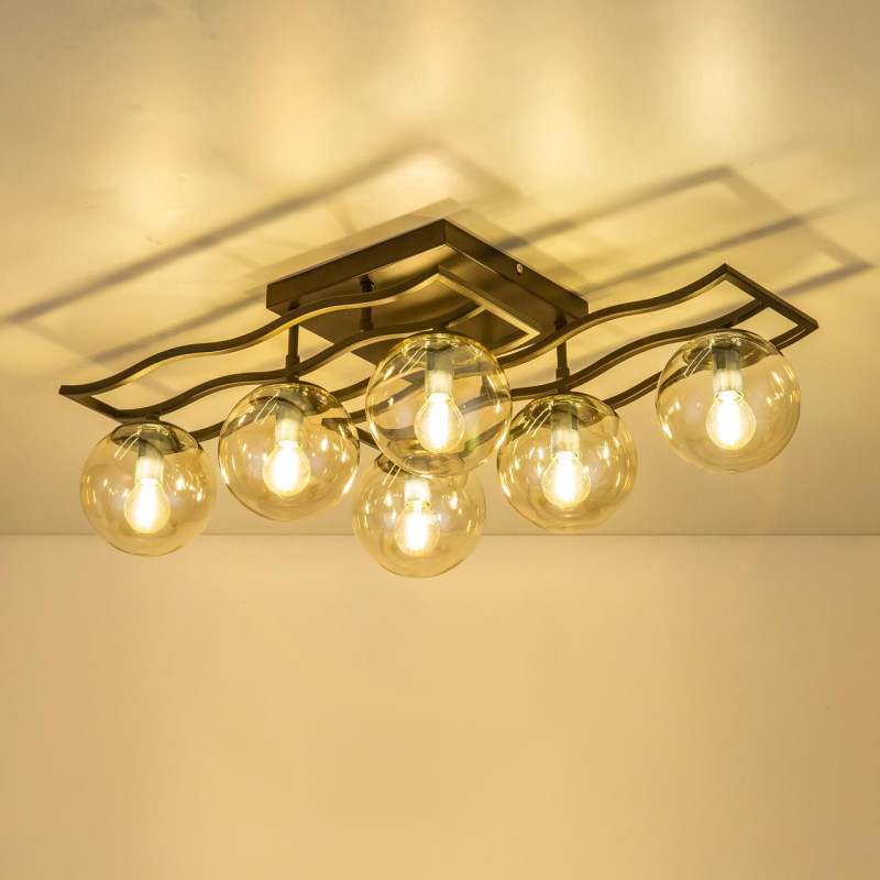 Светильник Citilux Бриз CL106265, коричневый