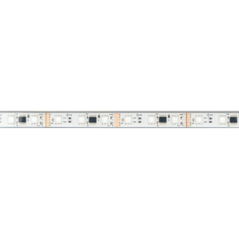 Лента герметичная DMX-PFS-B60-12mm 12V RGB-PX3 (14 W/m, IP68, 5060, 5m), Arlight 039175. Цена указана за 5 метров. Продается кратно 5 метрам.