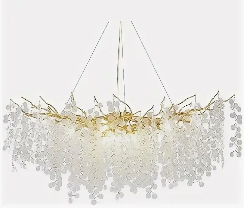 Светильник DZN-34947 ЗОЛОТО / МАТОВЫЙ+ПРОЗРАЧНЫЙ D1200*400/H1200/9/E14/40W COINS 24-12