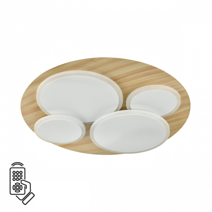 Светильник 45 см, 60W, 3000-6500K, Sonex 7734/60L, белый-дерево