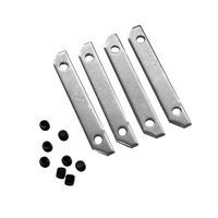 Прямой соединитель комплект (4 соединителя+16 винтов) комплект Серебристый  St Luce SKYLINE 220 ST001.169.00.1