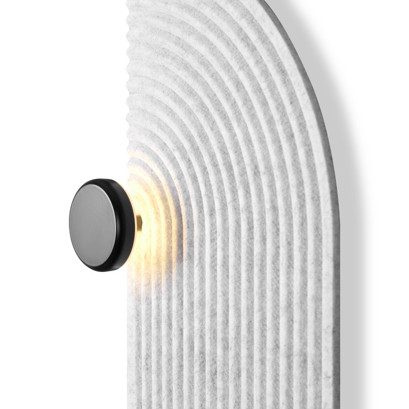 Бра 8,5*23,5*45,5 см, LED, 5W, 3000К, Freya Felt FR6189WL-L20LG2 черный
