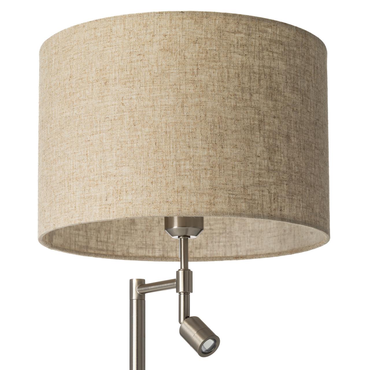 Настольная лампа 60 см, E27+LED, 4000K, Citilux DUPLET CL801011, матовый хром