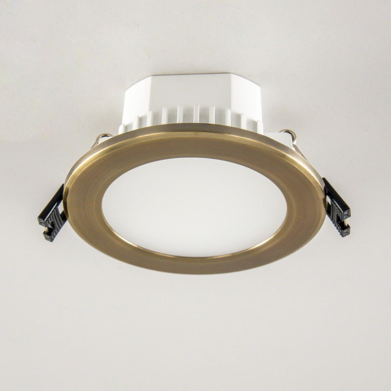 Светильник встроенный 11*4,2 см, LED*7 W, 3000-5500-4000 К, Бронза Citilux Акви CLD008113V