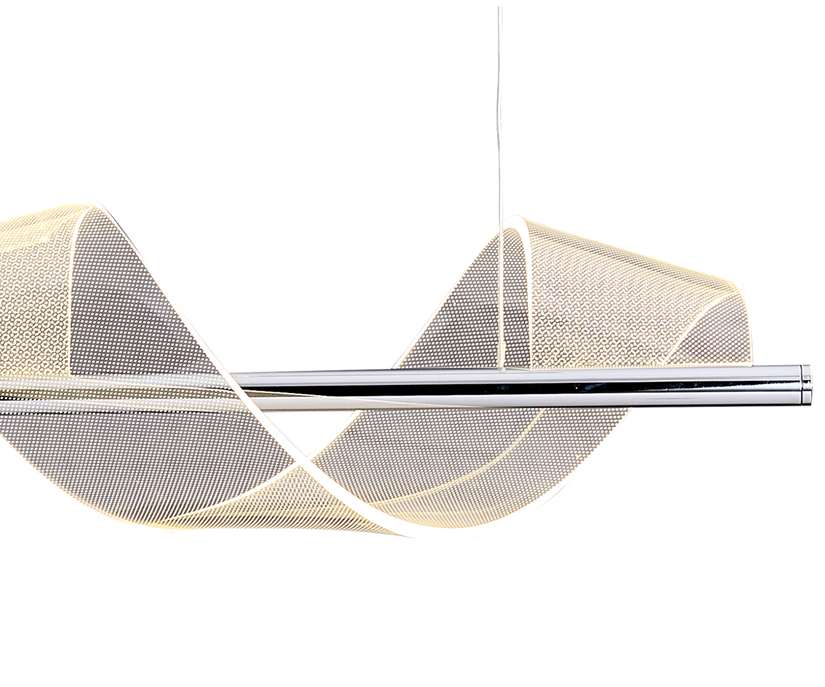 Люстра Kink Light Илина 60*20 см, Led 28W (4000K), хром, 08042-2AS,02