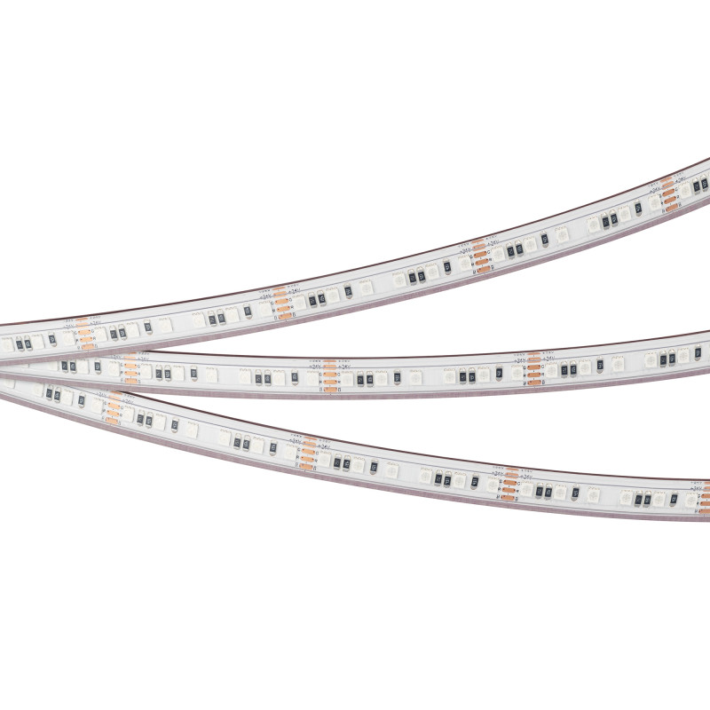 Лента герметичная RTW-PS-A120-10mm 24V RGB (12 W/m, IP67, 2835, 5m) (Arlight, 5 лет) 042907. Цена указана за 5 метров. Продается кратно 5 метрам.