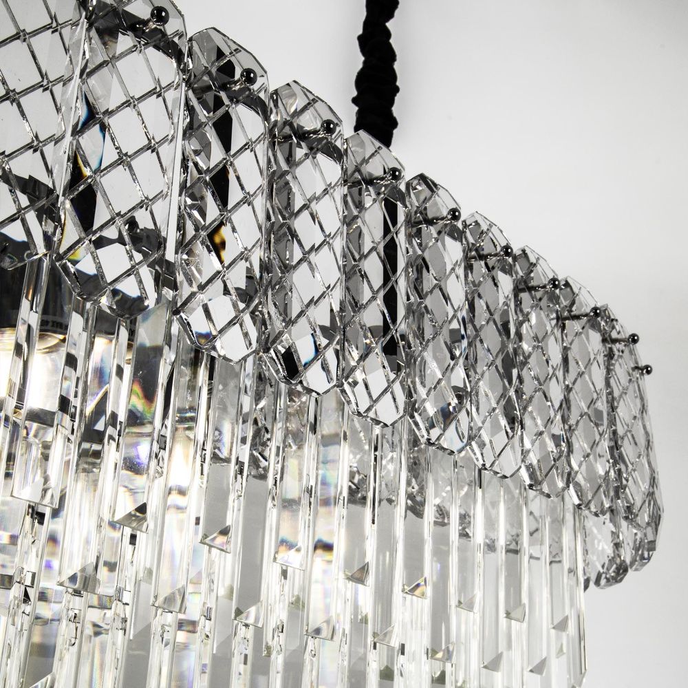 Подвесная люстра 98*37*95 см, Е14 10x40W, Хром MODELUX ML.20210.10 CR