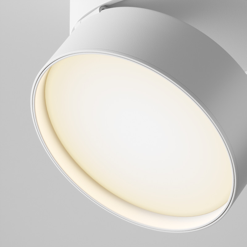 Трековый светильник Maytoni Track TR007-1-18W3K-W белый, LED, 18W, 3000K, 990Lm