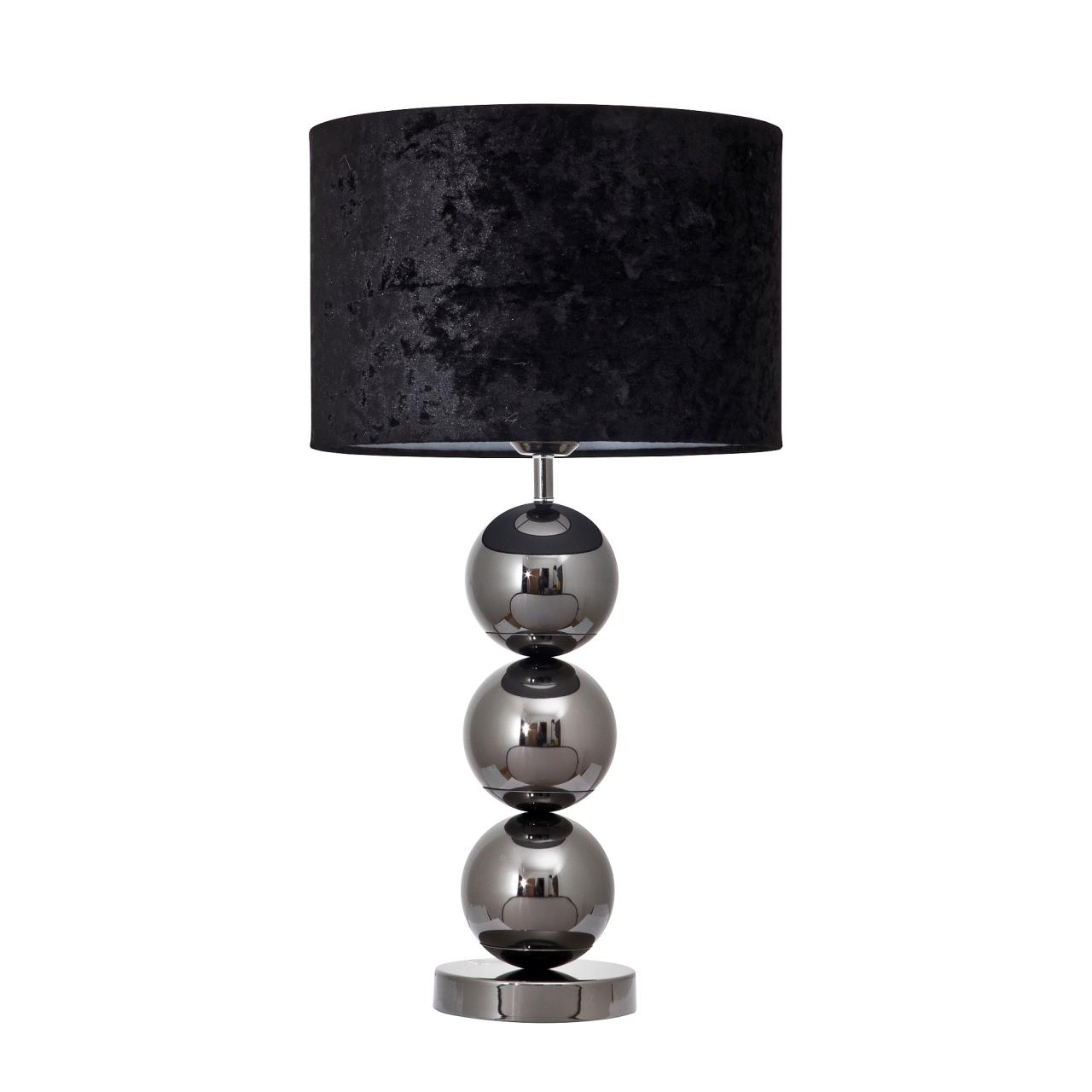 Настольный светильник 30*30* см, Е27 1x40ВтW, , Дымчатый, Хром MODELUX ML.701.01TL BK