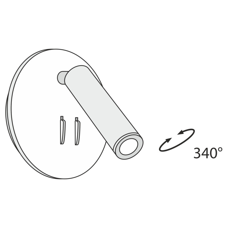 Спот Maytoni Ios C176-WL-01-6W-W, LED 9W, белый