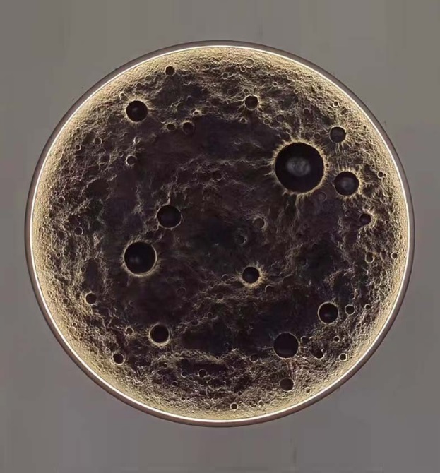 Светильник DZN-14157 ЧЕРНЫЙ  D1000/H40/1/LED/38W/4500K COSMOS-MERCURY 24-03