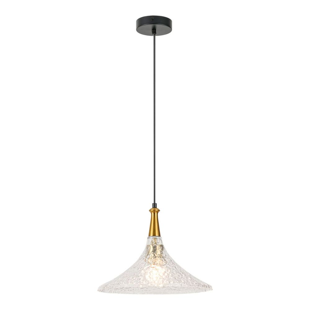 Подвесной светильник 30 см, Lussole LSP-5042, черный-бронза