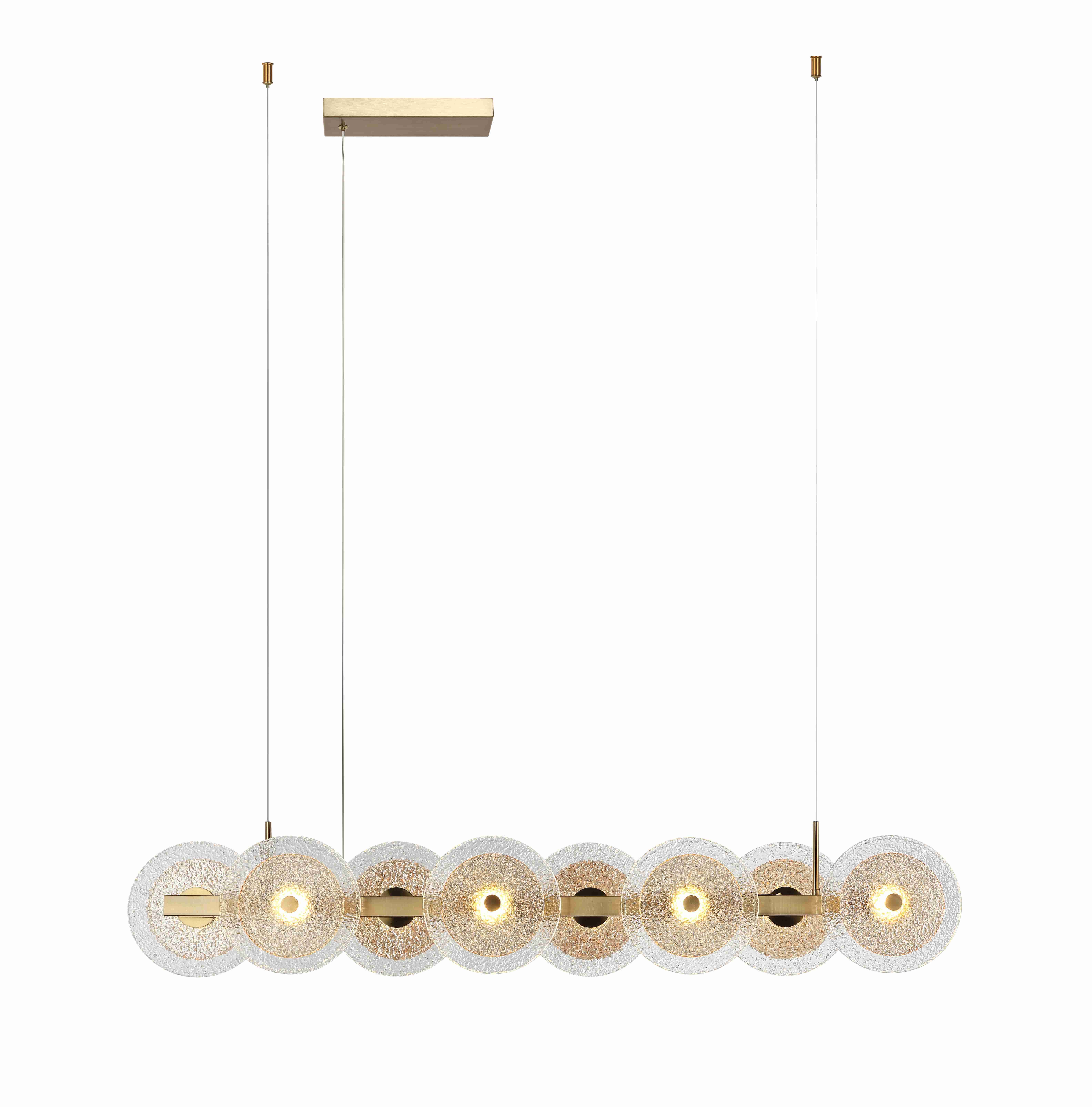 Люстра  1200*1500, LED, 20W 4000K NewRgy LOFT 7033MD-1200BS/CL+CE BRASS METAL, BRASS METAL