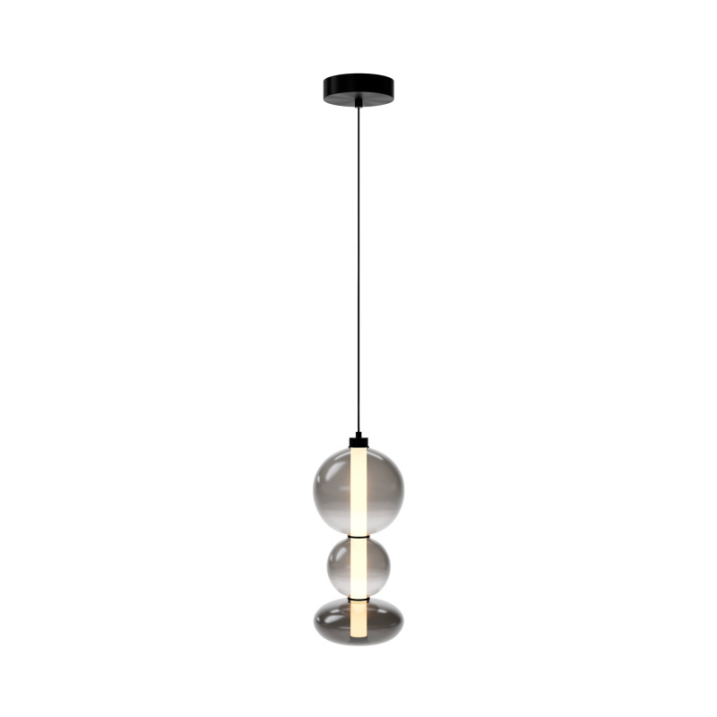 Подвесной светильник 20*20*371 см, LED, 24W, 3000К, Maytoni Futuro MOD307PL-L24B3K черный