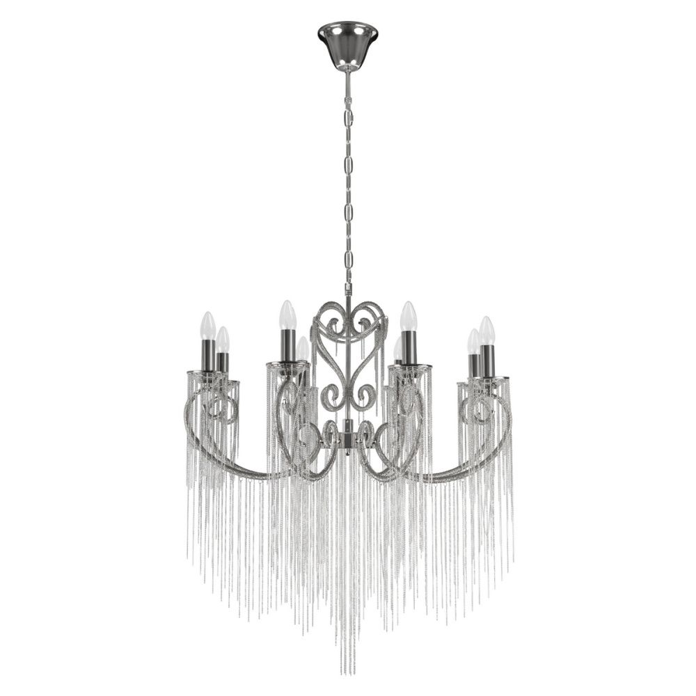 Подвесная люстра 77 см, Loft IT Wonderland 10405/8, никель