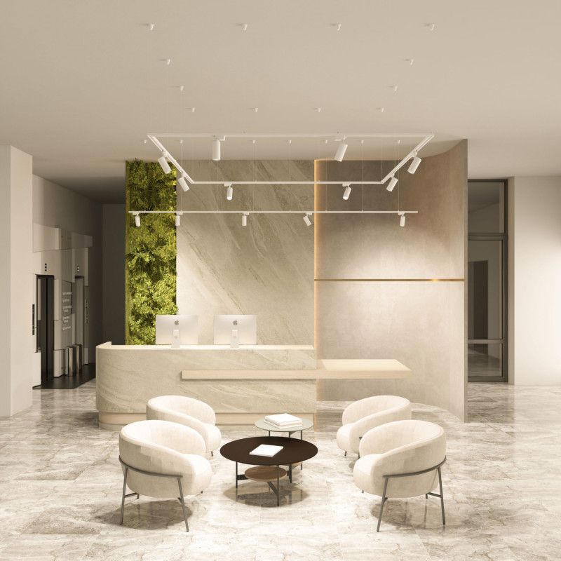 Светильник на шине 13,5*6*20- см, *LED*15W, 3000K, Denkirs SOLID KOPER DK6451-WH, белый алюминий