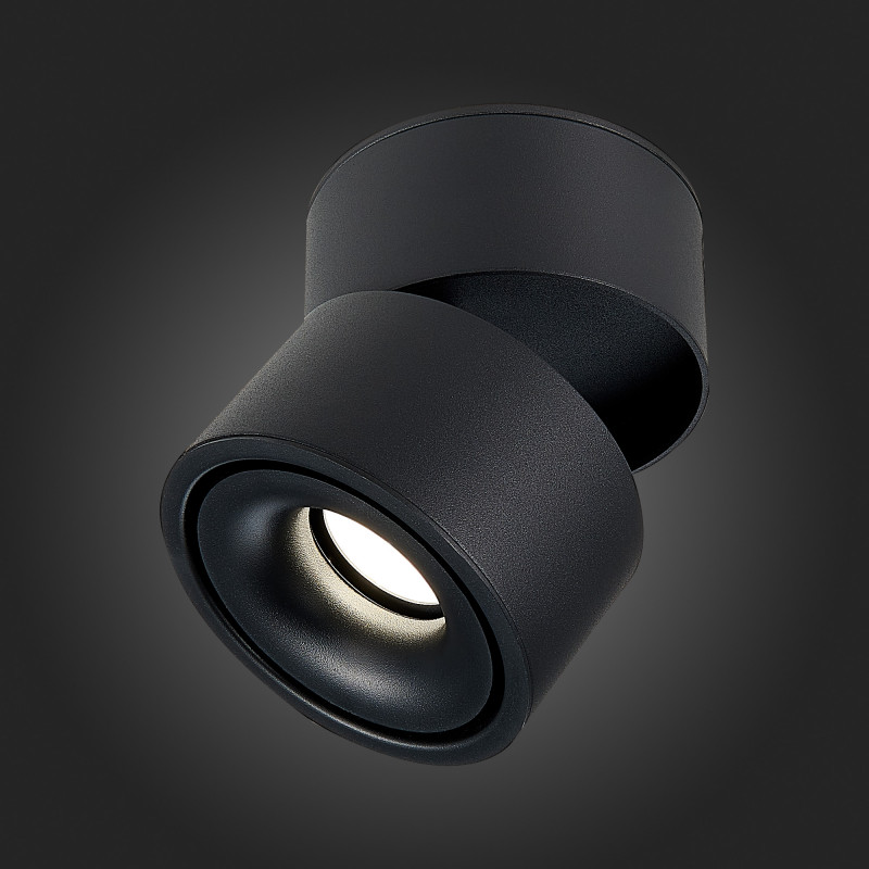 Светильник 10 см, 12W, 3000K ST LUCE ST652.432.12 Черный