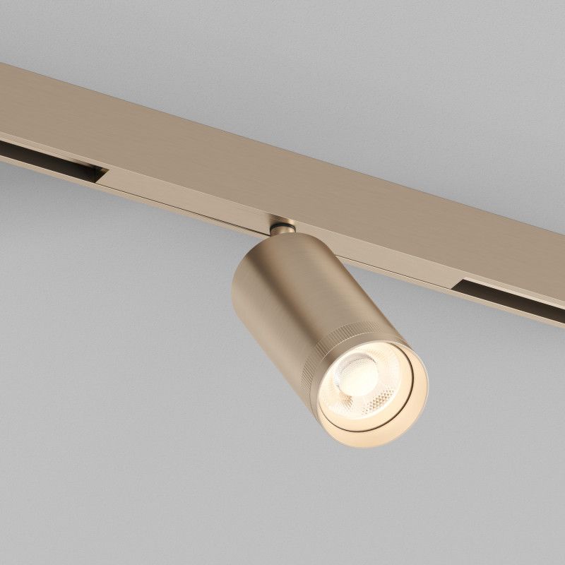Светильник на шине 16*4,5*10,5 см, *LED*10W, 3000K, Denkirs SHINE PRIME SPOT 3000К | ШАЙН ПРАЙМ СПОТ 3000К DK4745-CP, шампань