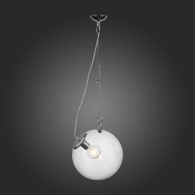 Светильник подвесной 25 см, 60W, ST LUCE SENZA SL550.103.01 Хром