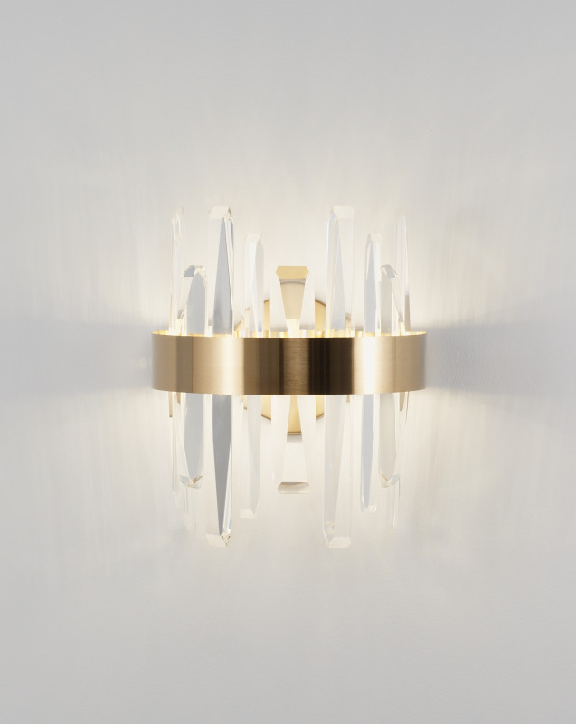 Бра 25*30 см, LED 15 W, Moderli Emanuel V9081-WL Золотой