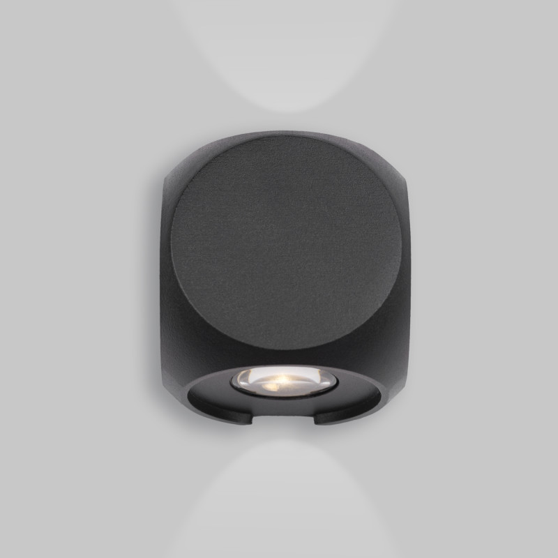 Уличный настенный светодиодный светильник Maytoni Bond Street O015WL-L4B, 4W LED, 3000K, черный