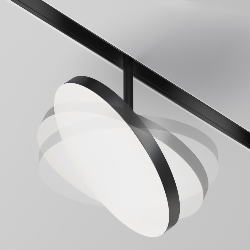 Светильник на шине 18,5*18,5*16,7 см, LED, 15W, 4000К, Maytoni Technical PLATO TR131-2-15W4K-B черный