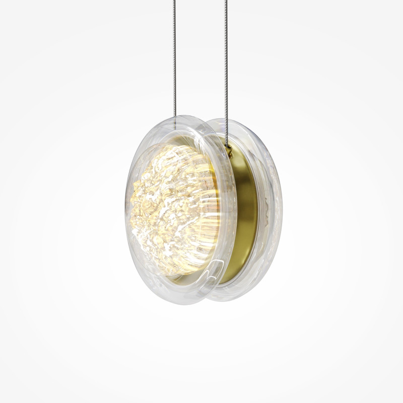Подвесной светильник 15,6*12*319 см, LED, 3000К, Maytoni Pharao MOD361PL-L7BS3K1 латунный