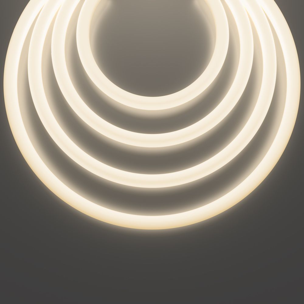 Гибкий неон Nemo D25 48V 12,5W/м 4000К IP65 20м, 2000*3*3 см, Maytoni Круглый 360° Led Strip 433002, Белый