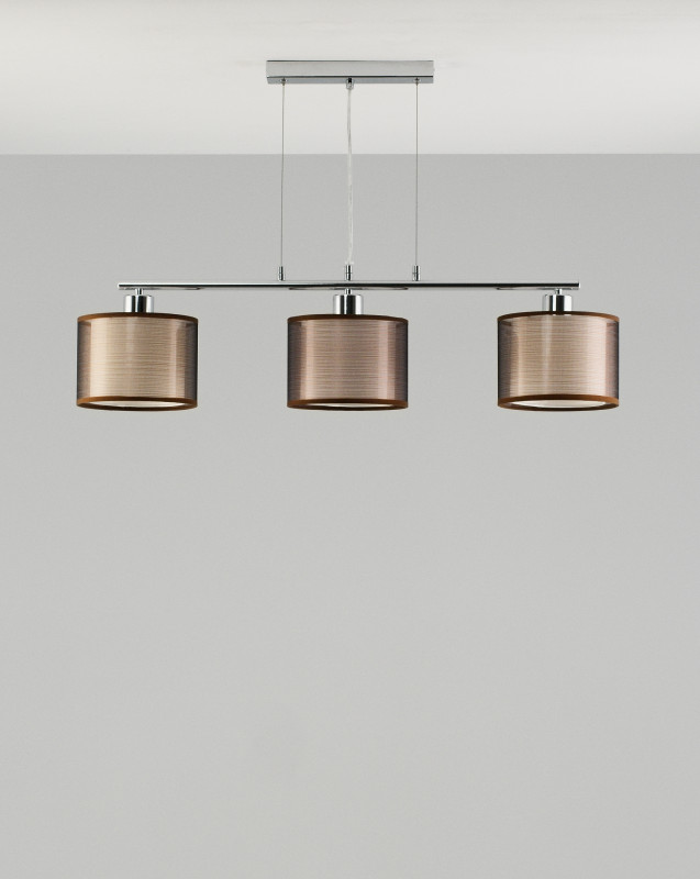 Подвесная люстра 80*18*100 см, E27 180 W, Moderli Room V2731-3P Хром
